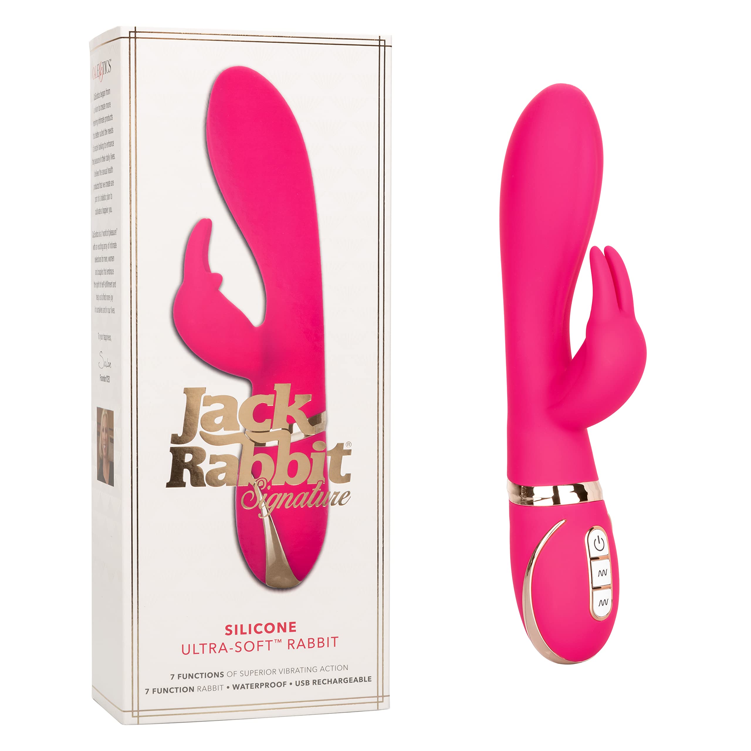 Calexotics Se-0609-35-3 Jack Rabbit Signature Silicone Ultra-Soft Rabbit