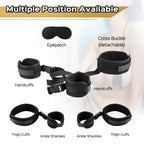 Sex Toys Bondage BDSM Restraints Set Sex Toy for Women Men Adjustable Sex Straps Neck to Wrist Cuffs Universal Buckle Locks Wris