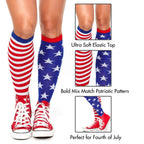 Stars And Stripes Knee Highs. - O/S / Multicolor