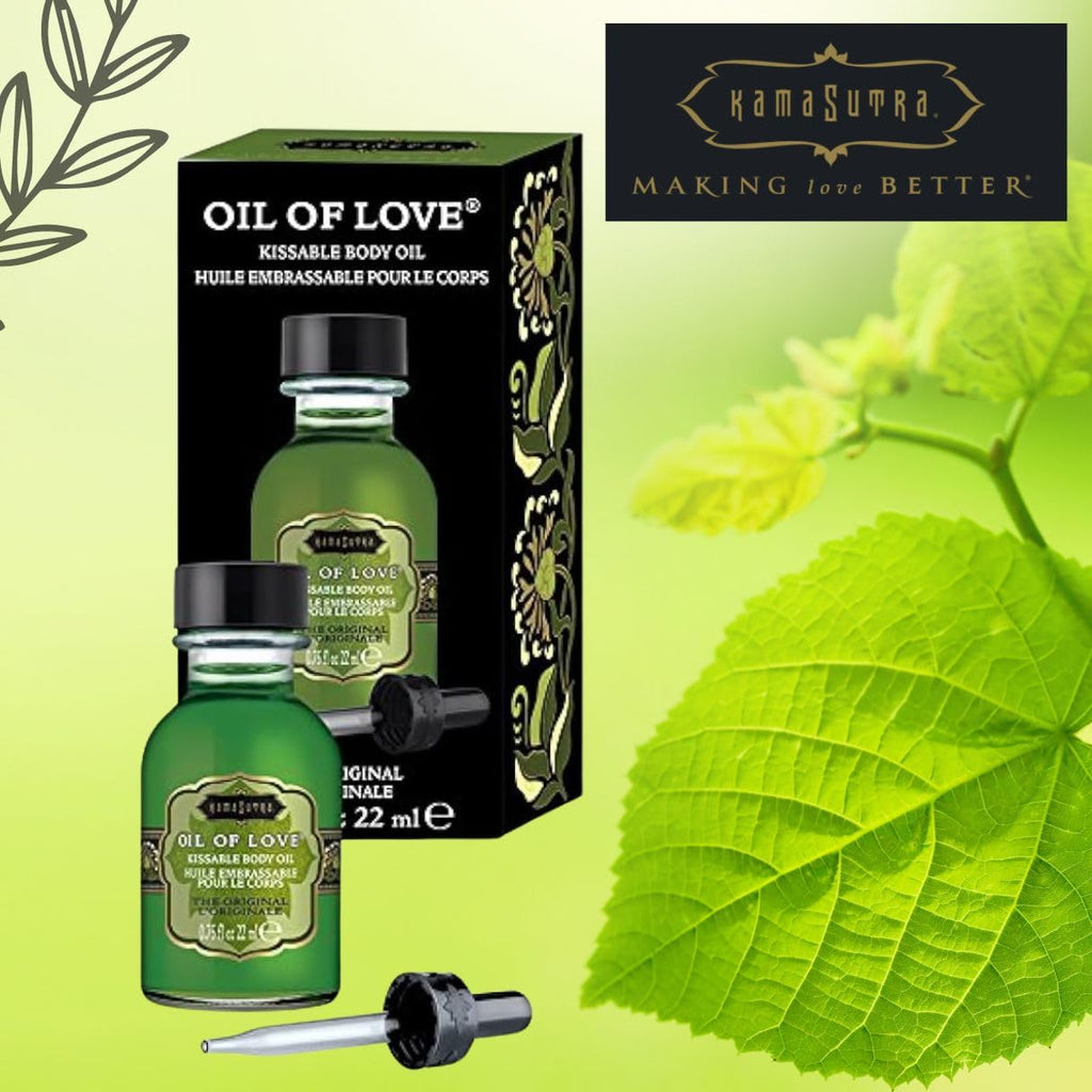Kama Sutra Oil Of Love The Original - .75 Fl Oz - Kissable Warming Body Topping For Oral Foreplay Fun, Delicious Lickable Flavor
