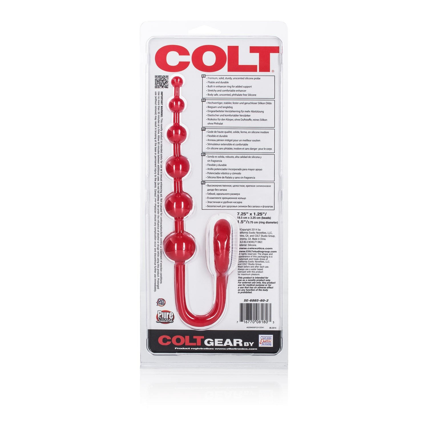 Colt Buddy Balls - Pleasure Beads Adult Sex Toy - Enhancement Cock Ring Combination - Adult Prostate Stimulating Sex Toys For Me