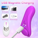 Wearable Panty Vibrator, 1.5 OZ Ultra-Light Butterfly Clitoral Vibrator with Magnetic Closure, Remote Control Vibrating Panties,