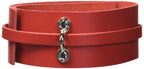 KinkLab Bondage Basics Leather Collar  Red