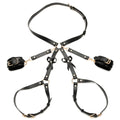 Strict Bondage Harness W/ Bows Black Xl/2Xl