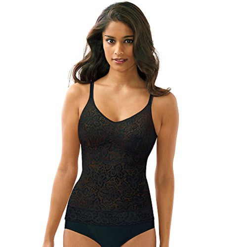 Bali Womens Shapewear Firm Control Lace N Smooth Shaping Cami Fajas DF8L12, Black, Medium