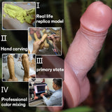 4.92 Inch Realistic Dildo, Realistic Suction Cup Anal Dildo for Men and Women Soft Dildos, Lifelike Liquid Silicone Adult Sex To