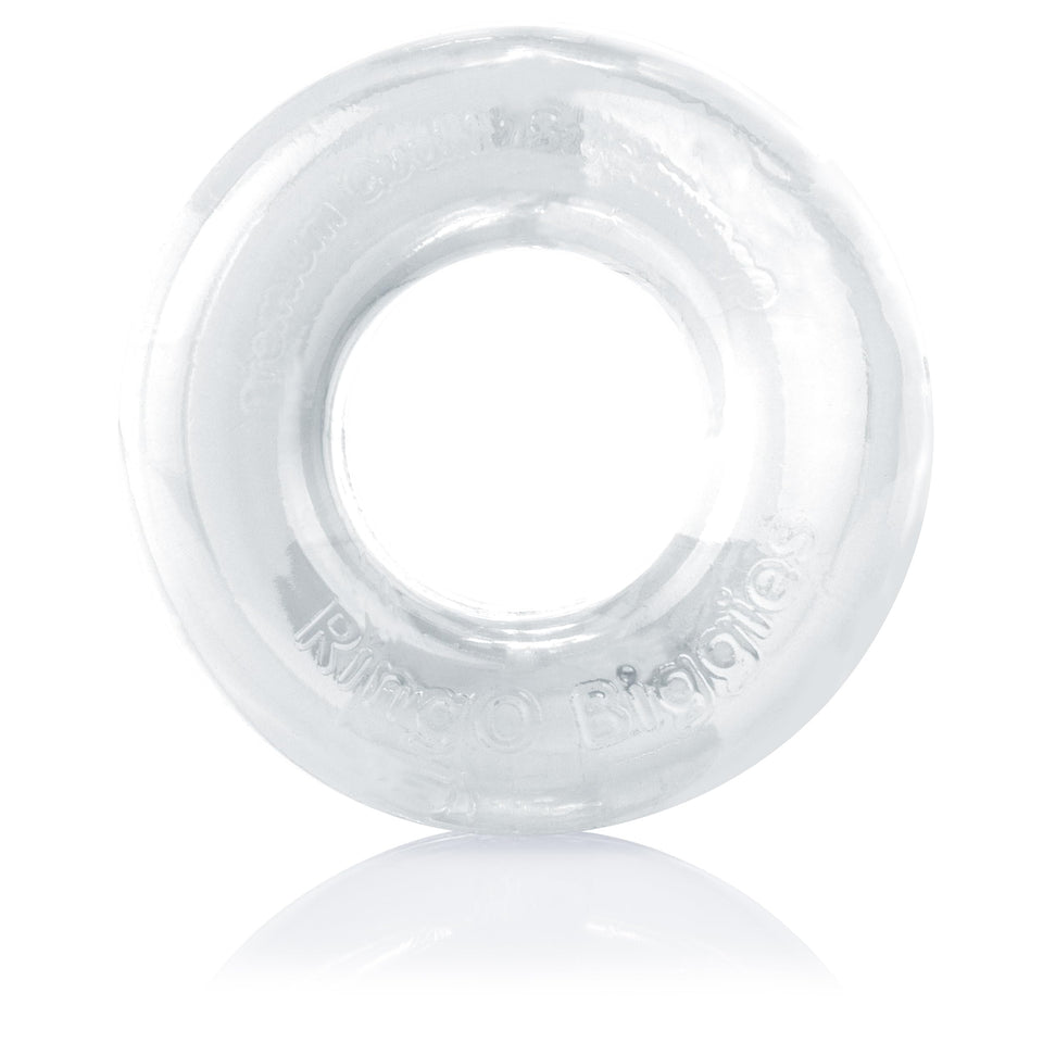 Screaming O Ringo Biggies, Clear - Iconic Award Winning Cock Ring, Disposable Cock Ring - Penis Ring, Increase Pleasure - Couple