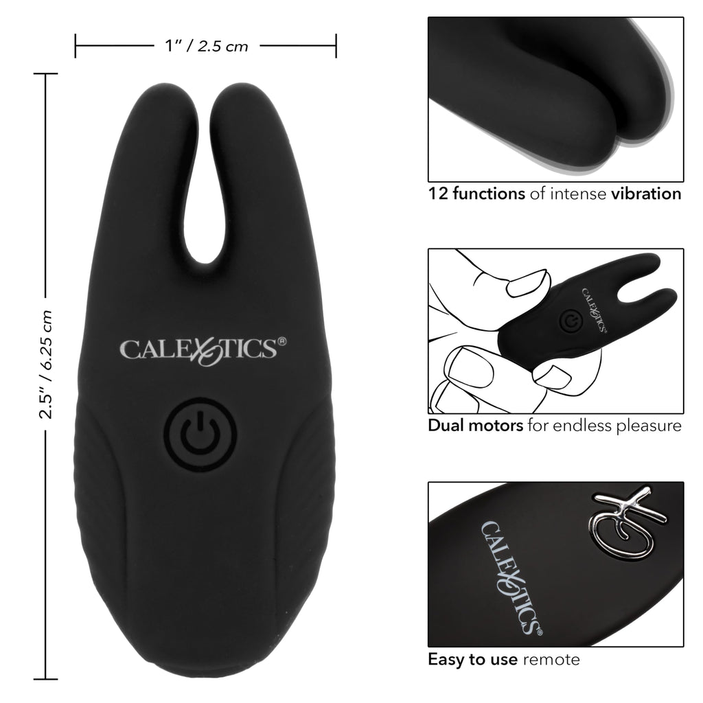 Silicone Remote Nipple Clamps-Black