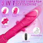 Adult Sex Toys Sex Machine - Sex Toys Thrusting Dildo for Women Couple Pleasure, Dildos Vibrator with Automatic Vibrating & Thru