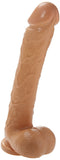 Nasswalk All American Whopper Straight Dong Waterproof, Flesh, 11 Inch