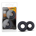 Blush Stay Hard Oversized Donut Cock Ring - Reusable Stretchy Penis Rings for Men - Enhances Stamina for Longer, Harder, Bigger 