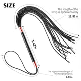 Sex Toy Sex Whip for Unleash Smooth Handle Passion Elevate Connection with Fantasy Whip Black for Adult Sex Role Play Black