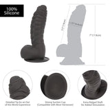 Addiction Dildos-E31756 Black 18 Cm