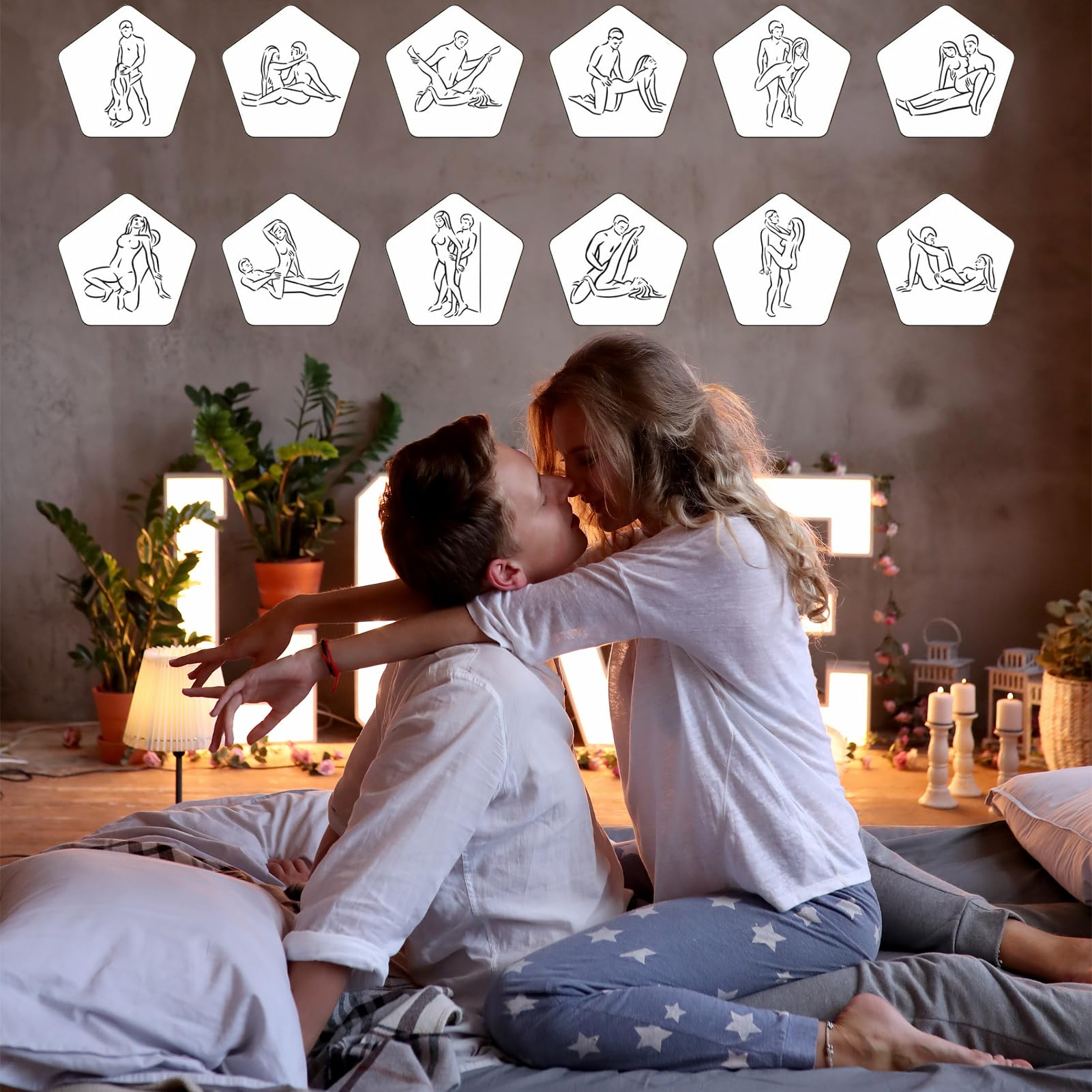 Rabrgab Couple Dice Sex Dice, Date Night Dice for Couples, Funny Dice for Adults Game Naughty Dice for Couples, Wedding Christma