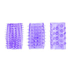 California Exotics Senso Rings, Purple, 3-Pack