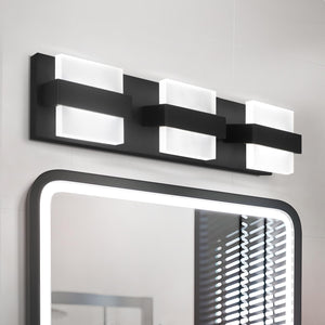Asd Led 20 Inch Bathroom Vanity Light Fixture | 3-Lights 15W 1230Lm 2700-6000K 120V | 5Cct, Dimmable, Up And Down Illumination,