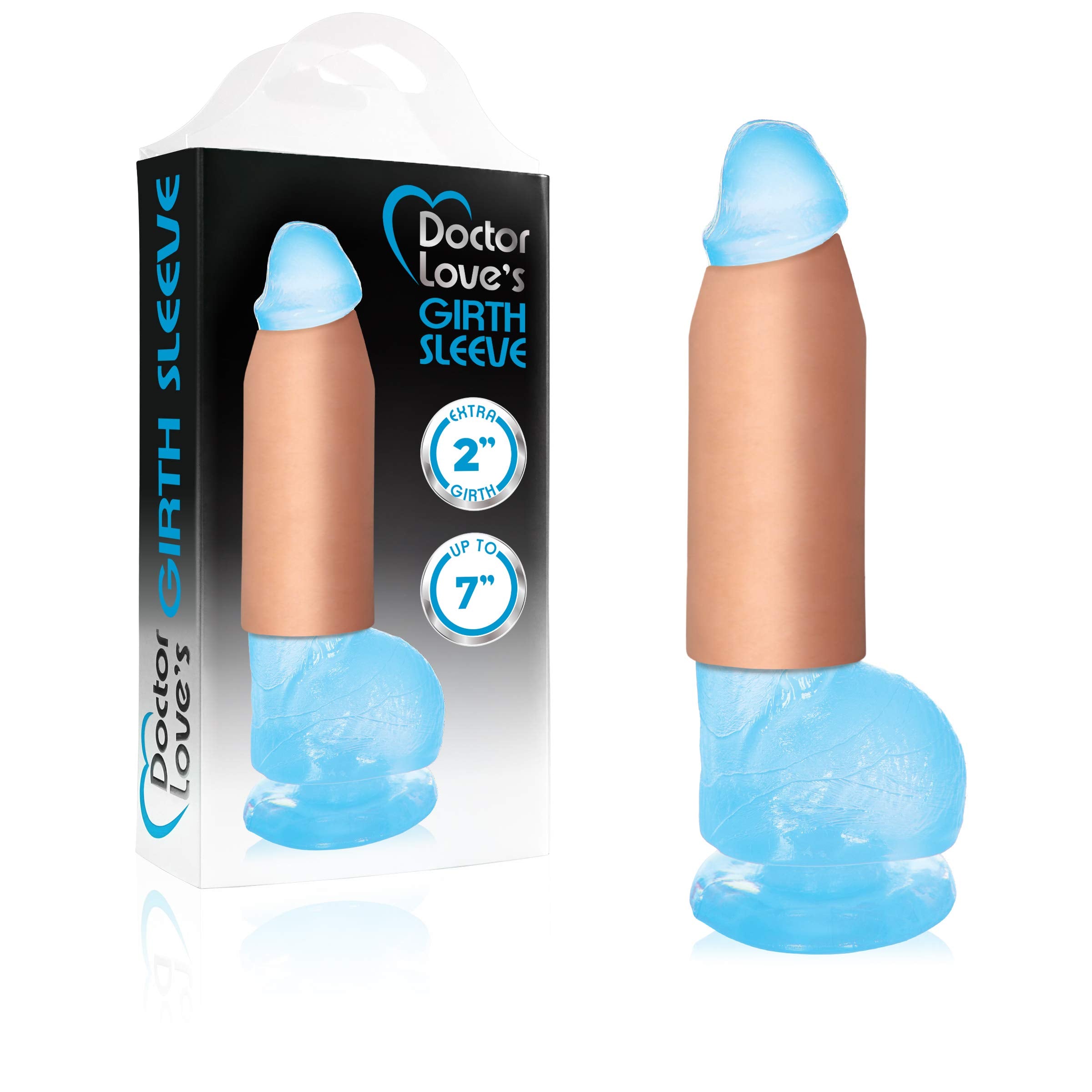 GIRTH SLEEVE 2IN EXTRA GIRTH LIGHT FLESH 7IN TRIM-TO-FIT