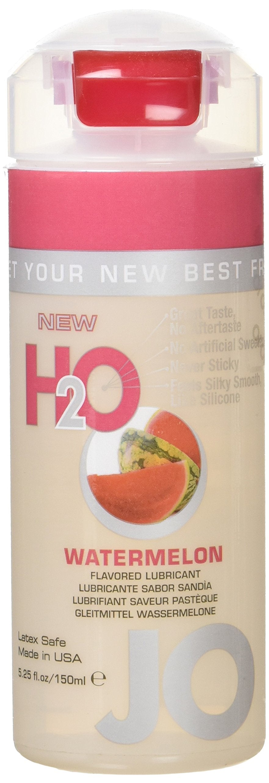 System jo h2o flavored lubricant - 5.25 oz watermelon