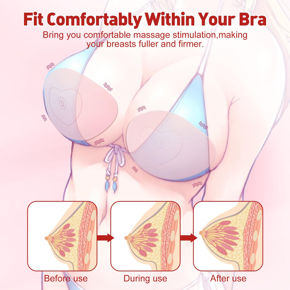 Nipple Vibrator, Nipple Toys with 10 Vibrating Modes, Remote Control Nipple Massage, Breast Vibrating Stimulator, Adult Sex Toys