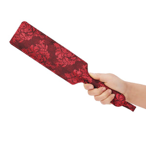 alisikee Red Spanking Paddle for Adult Sex Toys, Jacquard Bondage Sexual Paddles BDSM Set