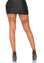 Spandex Industrial Net Thigh H - O/S / Cinnamon