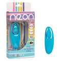 CalExotics Neon Vibes The O Vibe - Silicone Rechargeable Finger Panty Teaser Vibrator - Travel Sized Adult Sex Toys for Women - 
