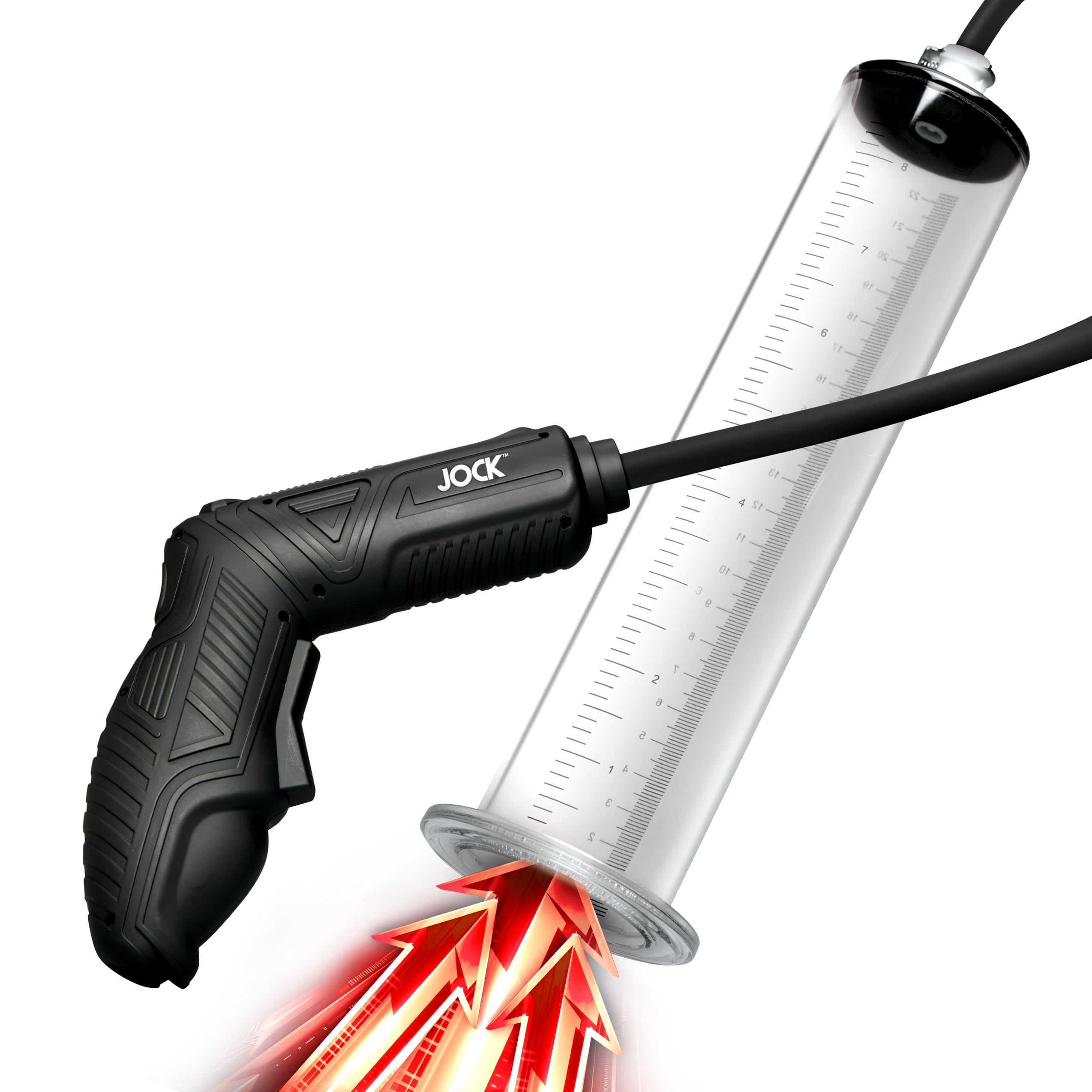 JOCK ADVANCED POWER PUMPER PENIS PUMP W/CYLINDER
