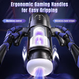 Cafatop Male Masturbator Sex Toys- Electric Men Sex Toys with 6 Thrusting & 3 Suction, Automatic Sucking Male Masturbation Cup w