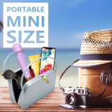 SIKXTOA Mini Vibrator, 8 Speeds 20 Patterns, G Spot Massage Wand, Clitoral Stimulator, Dildo, Sex Toys- Rechargeable Handheld Po