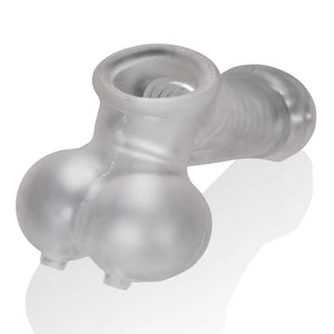 Oxballs Sackjack Wearable Jackoff Sheath Clear Frost