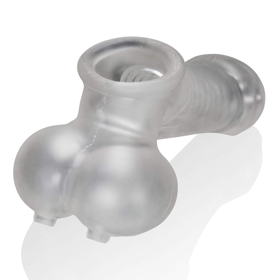 Oxballs Sackjack Wearable Jackoff Sheath Clear Frost
