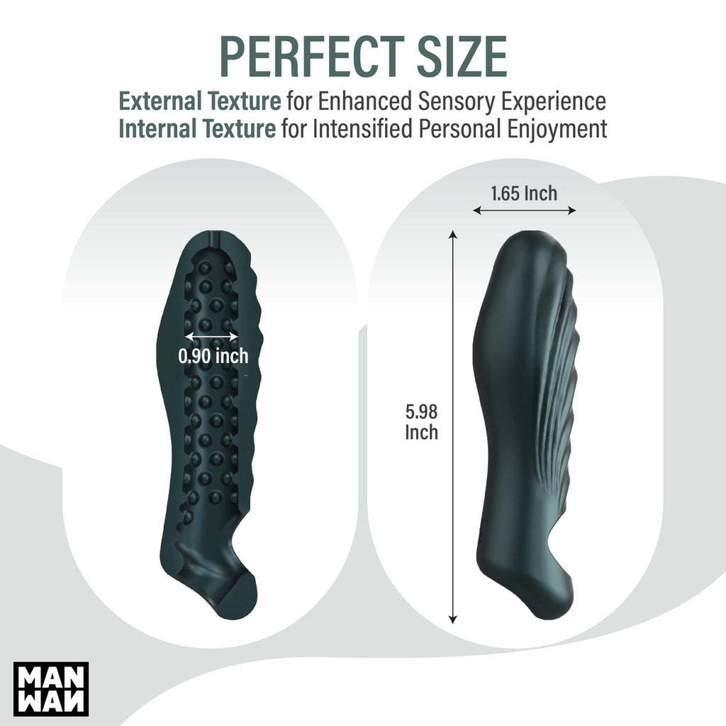 Man Wan Ryzer Penis Extender &Sleeve Gry