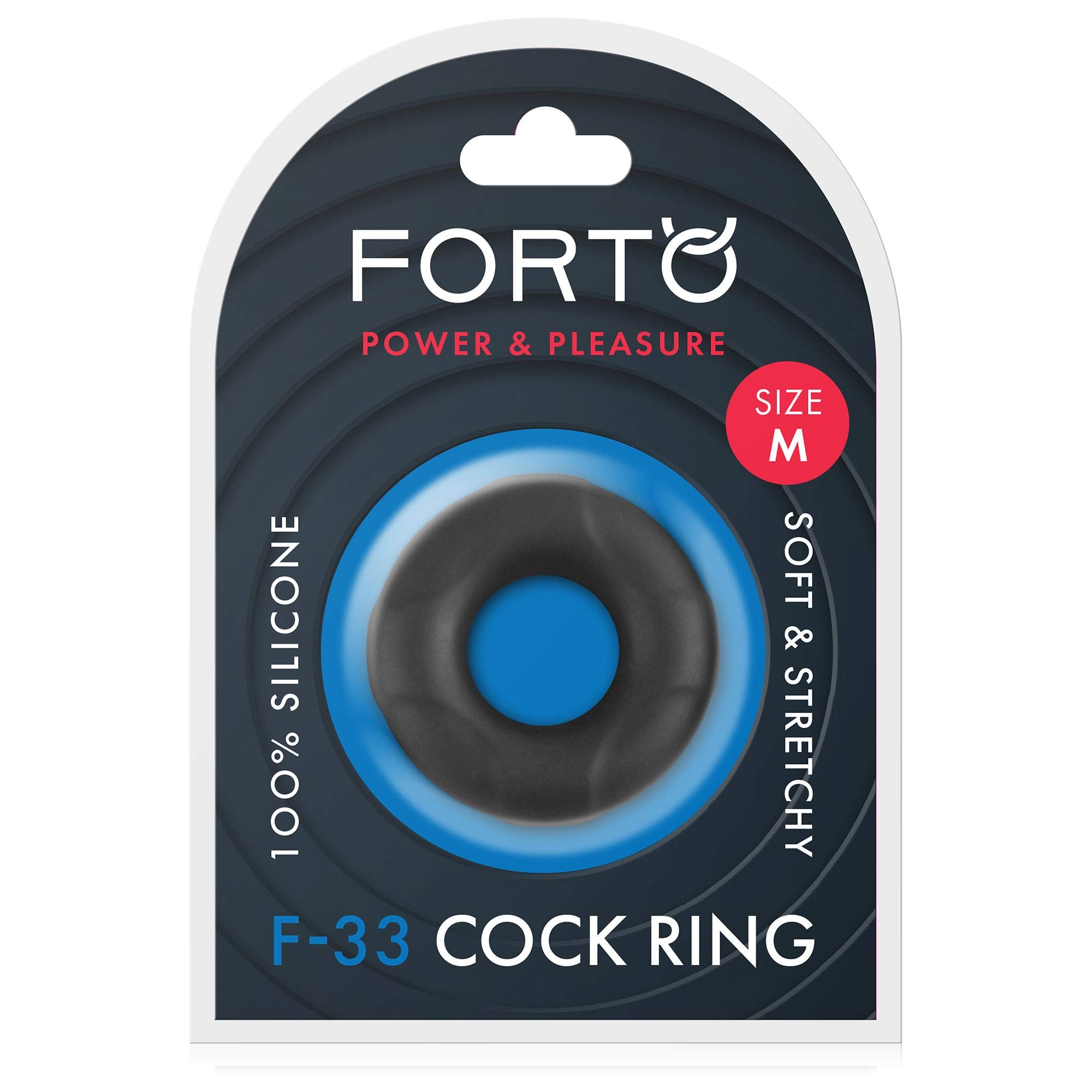Forto F-33: 21mm Liquid Sili C-Ring M Bk