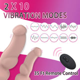 Strap on Dildo Harness Sex Toys for Couples Women, Strapless Double Dildo Thick Consoladores Realistic G Spot Anal Vibrator with