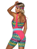 80'S Cardio Cutie, 4 Pc Includ - Large / Multicolor