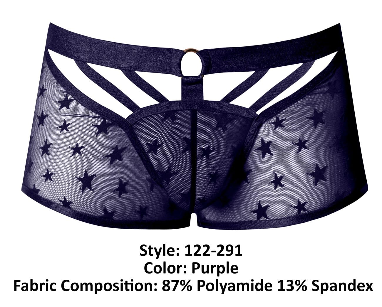 Love Star Short W/ Ring Purple Large