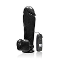Si Novelties Thick Cock with Balls, Egg and Suction, Black, 10 Inch, 33.12 Ounce