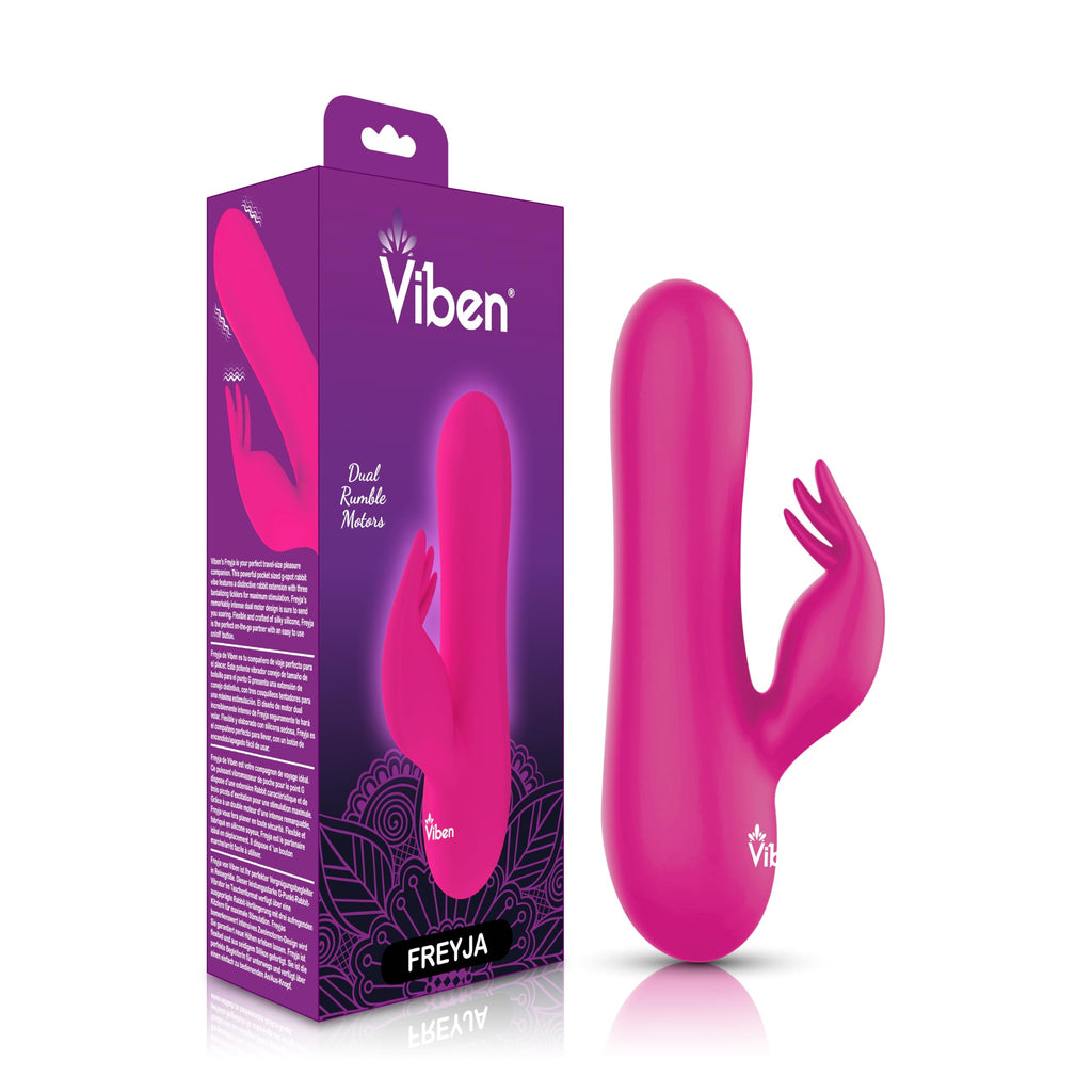 Freyja Hot Pink Intense Mini Rabbit Vibe