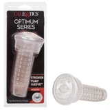 CalExotics Optimum Series Stroker Mouth Pump Sleeve - Male Silicone Masturbation Sleeve - 6.25 Inch Adult Male Masturbator Sex T