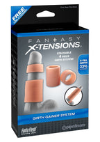 Pipedream Fantasy X-Tensions Girth Gainer System, Flesh