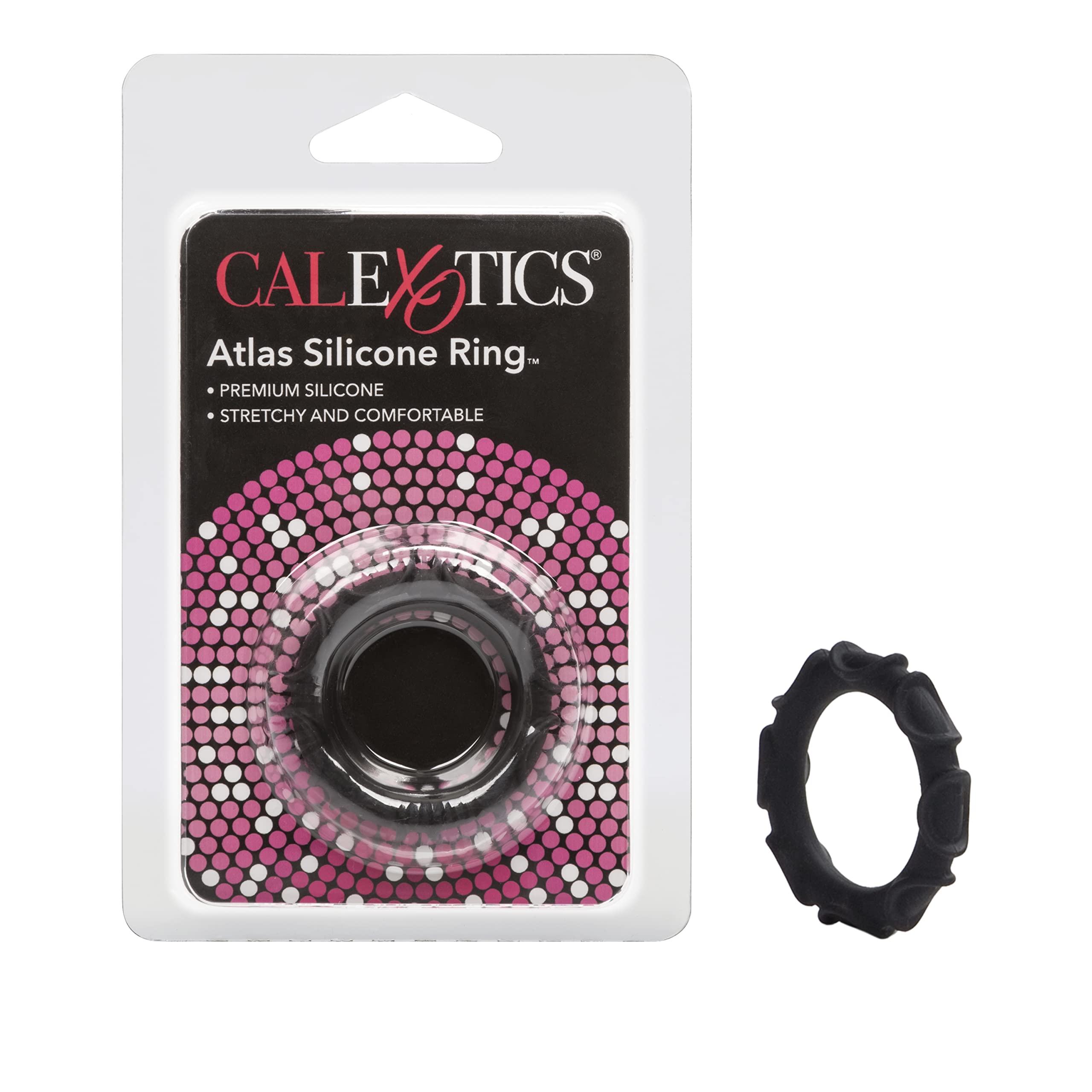California Exotic Novelties Adonis Silicone Rings Atlas, Black