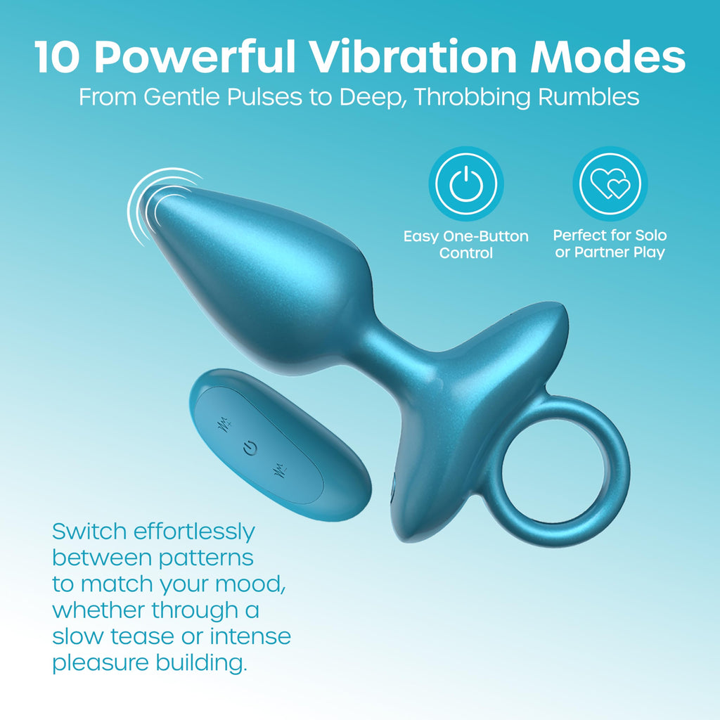 Luv Inc Cr82 Cone Ring Luv Plug Met Blu