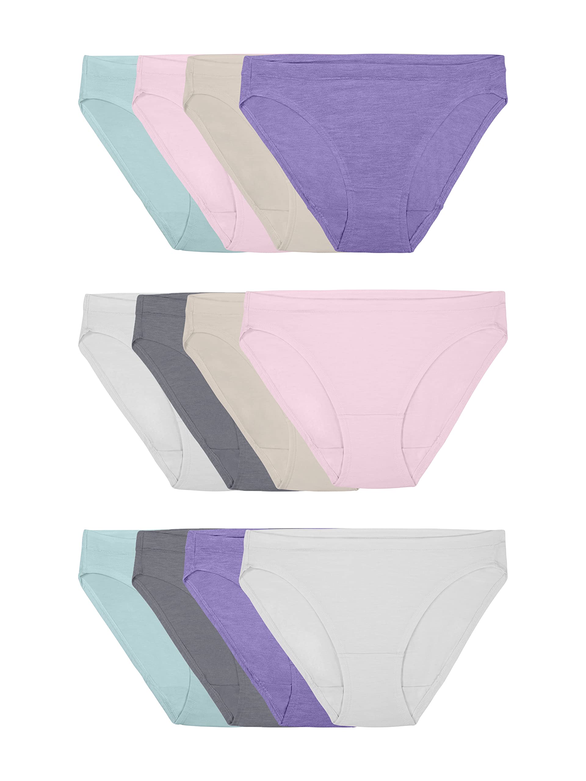 Fruit Of The Loom Womens Beyondsoft Underwear, Super Soft Designed With Comfort Mind, Available Plus Size Bikini Style, Bikini -