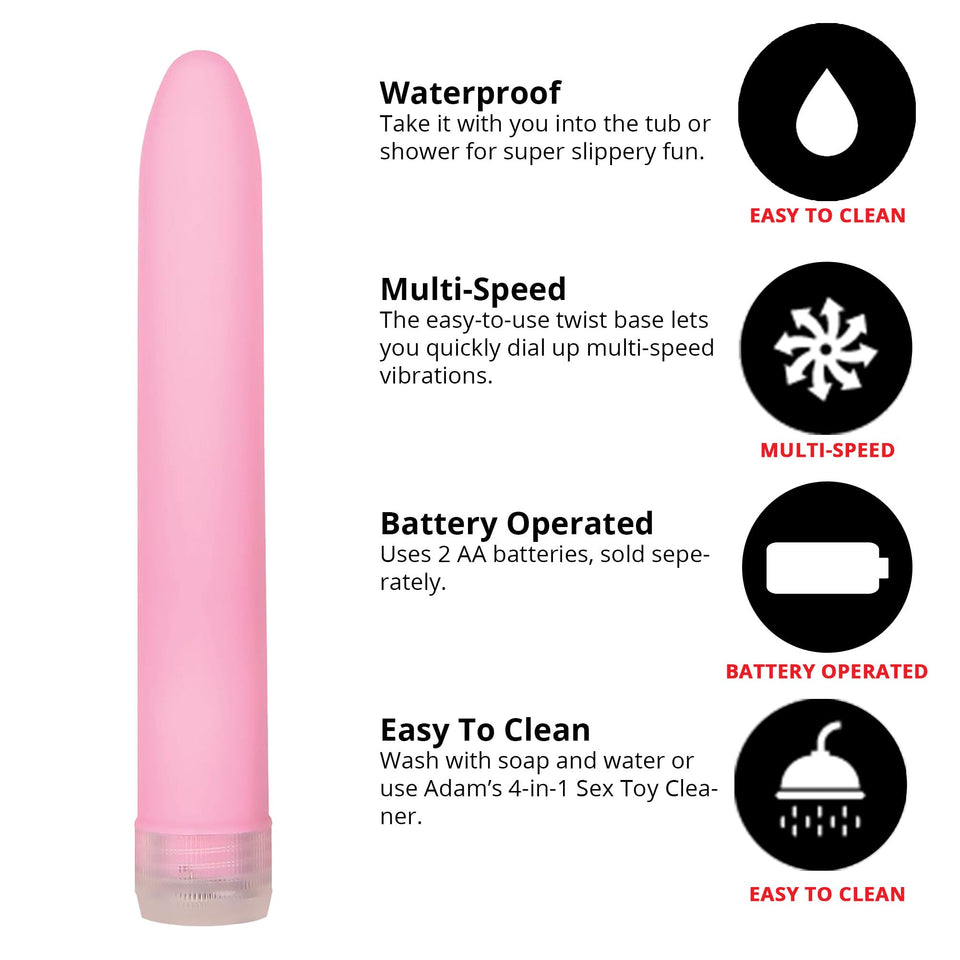 Adam And Eve Velvet Kiss Vibrator - Pink