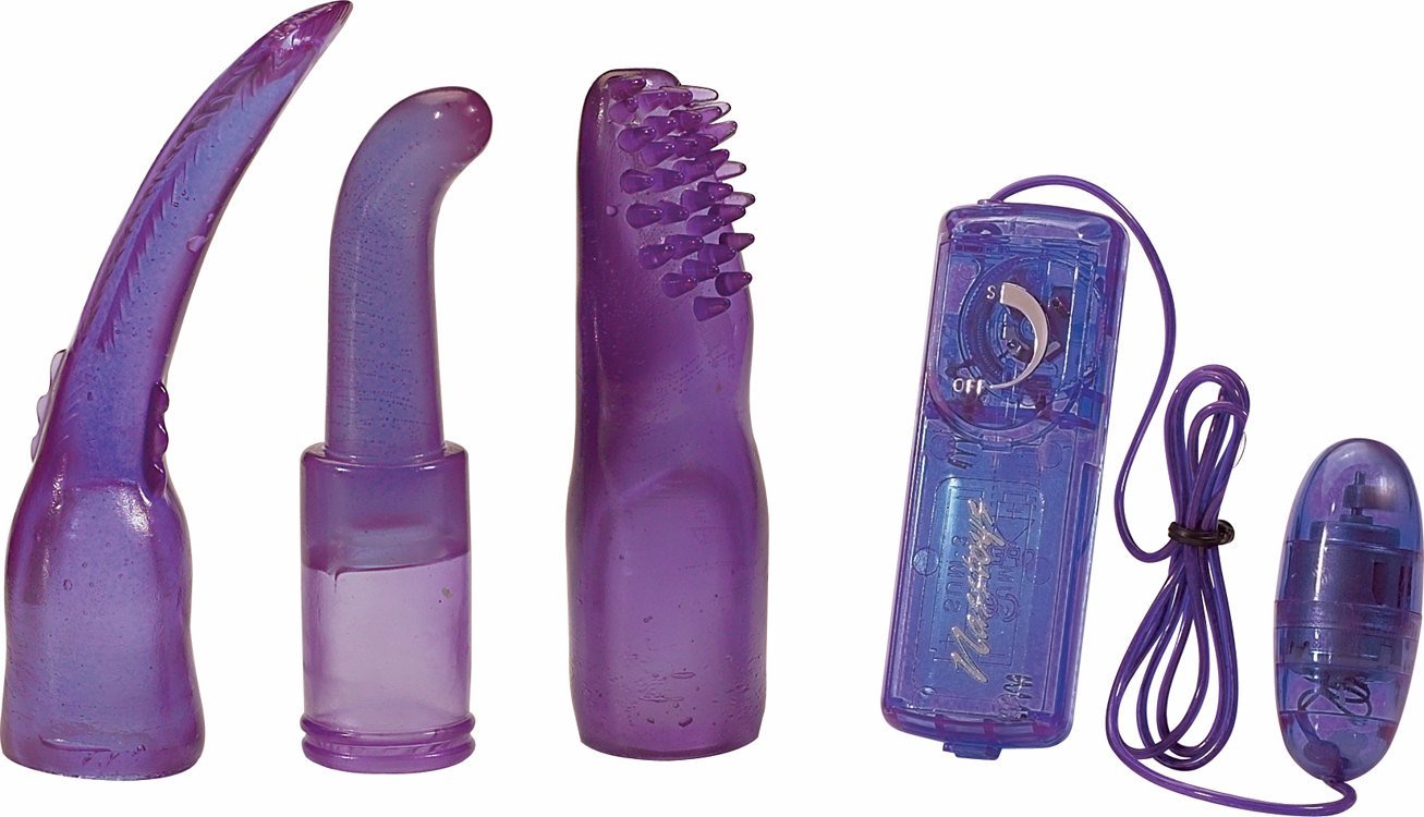 Nasstoys Vibro-Pulse Pleasure Kit, Trio 3-Purple