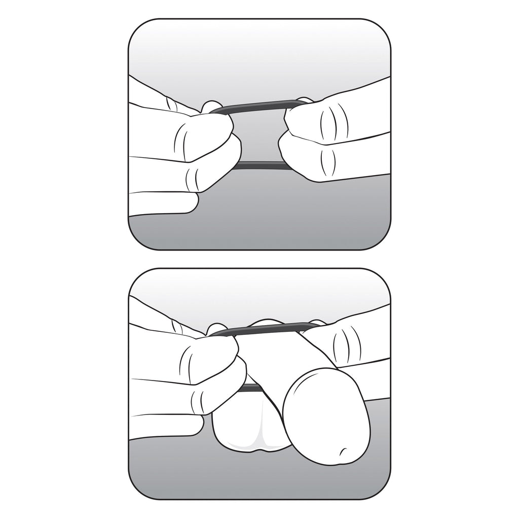 Soft Stretchy Beaded Cockrings - Male Enhancement Cock Rings - Pack Of 3 - Sex Toy For Men (Black)