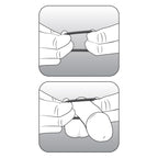 Soft Stretchy Beaded Cockrings - Male Enhancement Cock Rings - Pack Of 3 - Sex Toy For Men (Black)