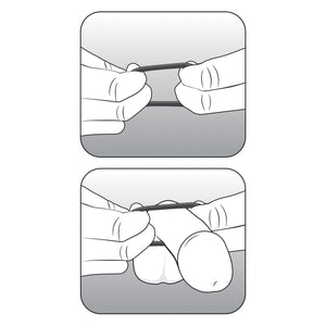 Soft Stretchy Beaded Cockrings - Male Enhancement Cock Rings - Pack Of 3 - Sex Toy For Men (Black)