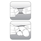 Performance - 3 Pack Male Enhancement Silicone Penis Cock Ring Erection Enhancing C-Rings Set - 3 Sizes