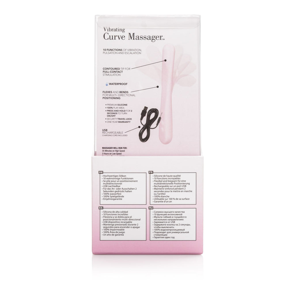 Calexotics Inspire Vibrating Curve Massager - Waterproof Sex Toys For Couples - Rechargeable Waterproof Massager - Flexible Adul